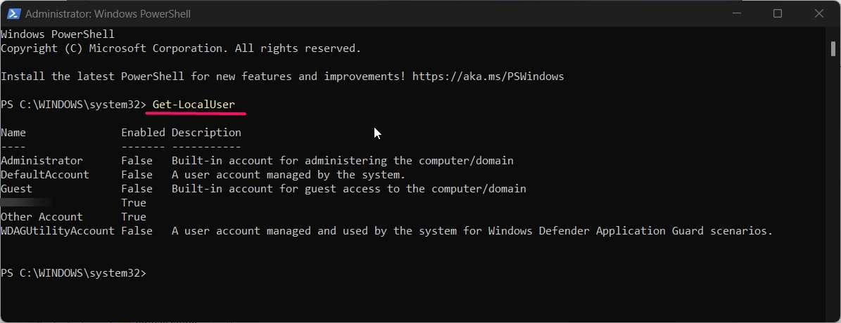 Powershell command to identify the user