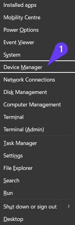 Open Device manager