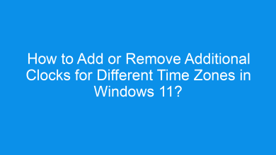 how to add or remove additional clocks for different time zones in windows 11 1692