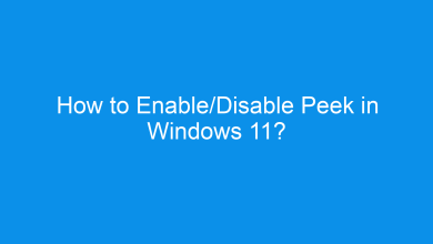 how to enable disable peek in windows 11 2183