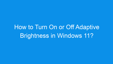 how to turn on or off adaptive brightness in windows 11 1448