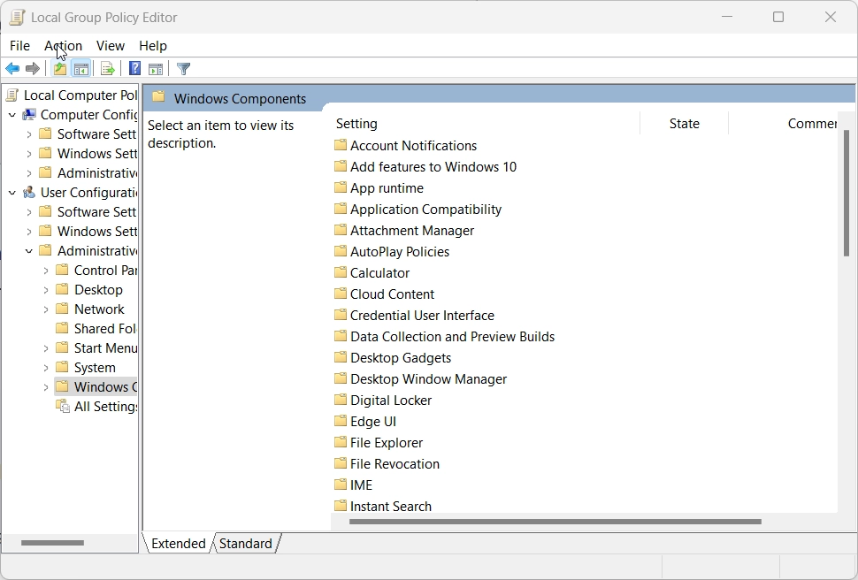 Navigating to the desired directory